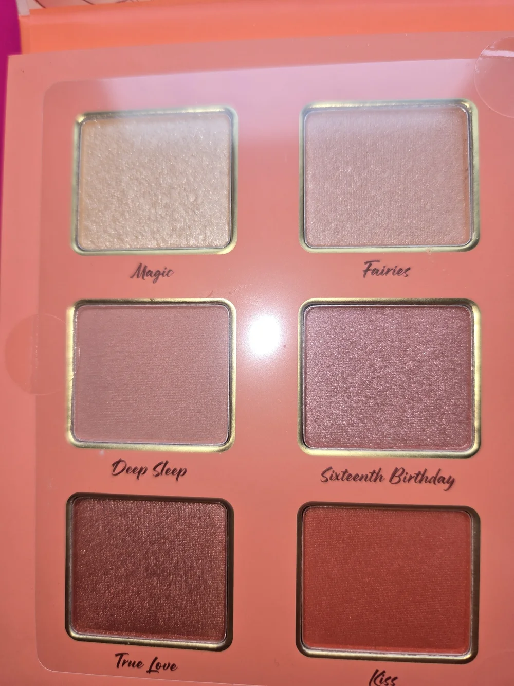 Disney Sleeping Beauty Eyeshadow Palette - Pink Floral Design